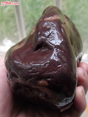 小石头褐色彩石花石头梅花玉园林布景梅花玉鱼缸桌面摆