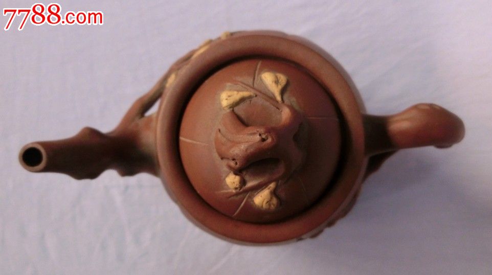 传世美品,名家朱秀华,七,八十年代梅桩龙蛋老紫砂壶