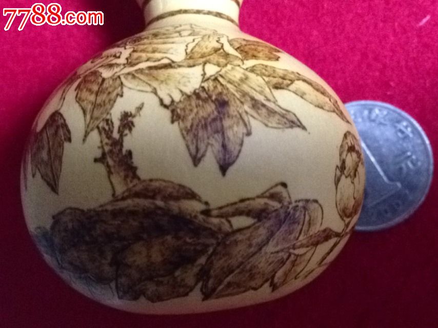 【兰花蜓】葫芦烙画(吉林学波作品)