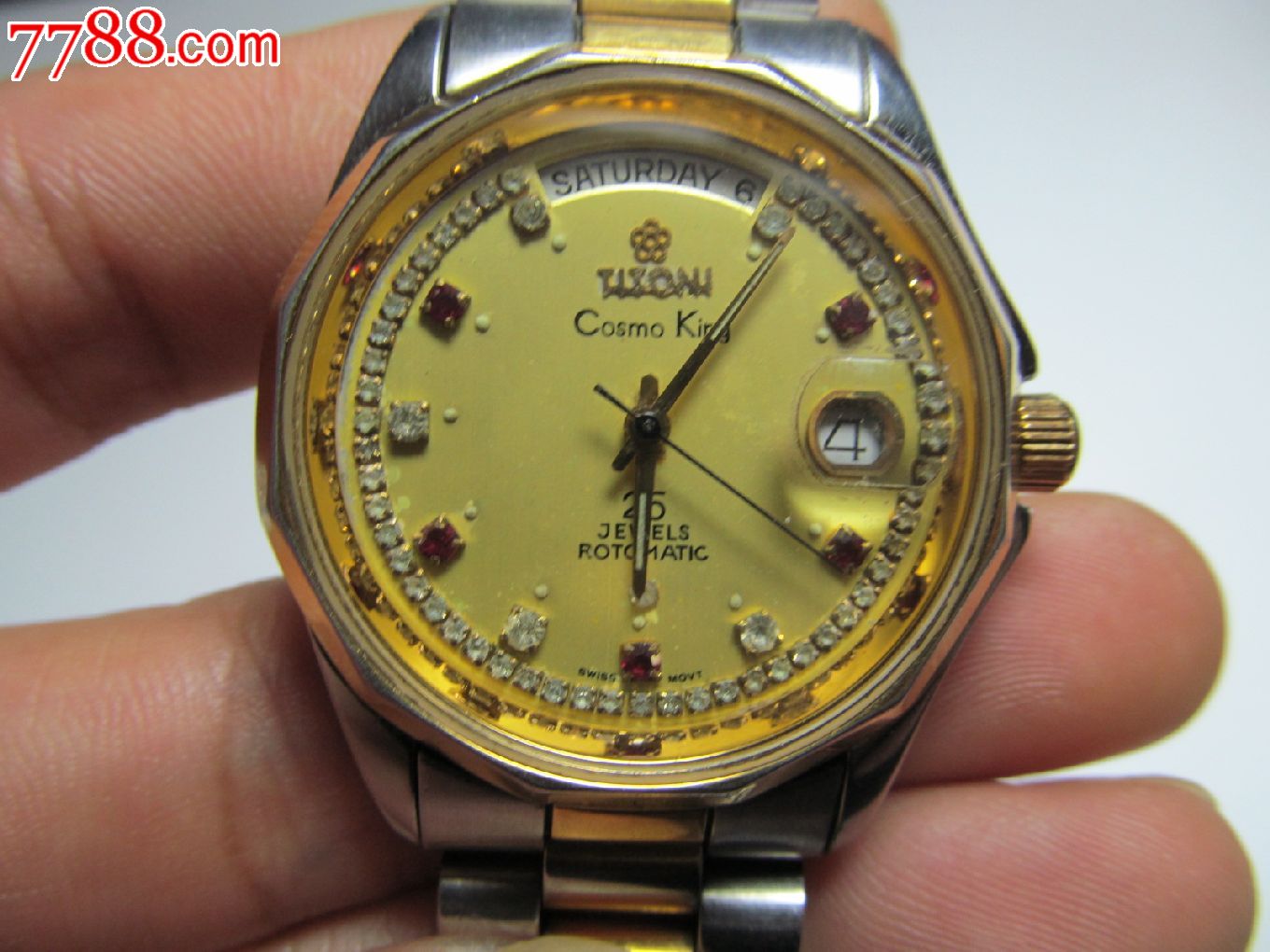 瑞士梅花王637-360全自动机械表