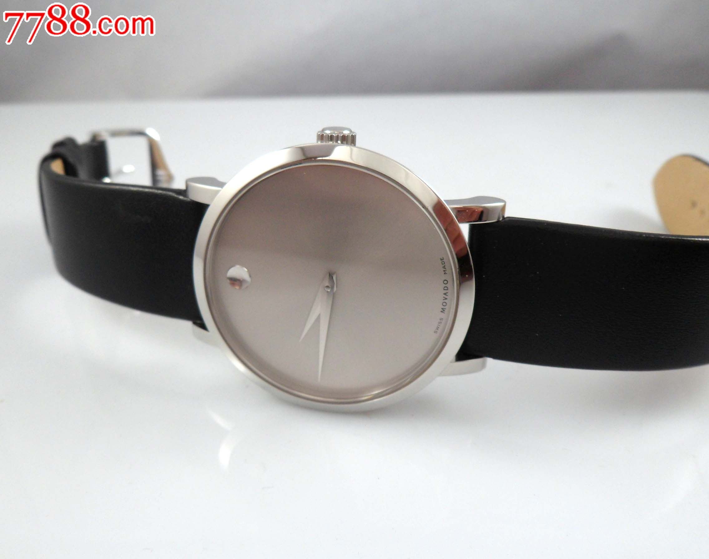 现货摩凡陀movado博物馆银色自动机械表