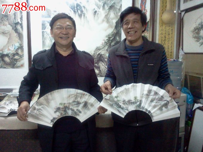 王炳来精品山水(附本人合影)