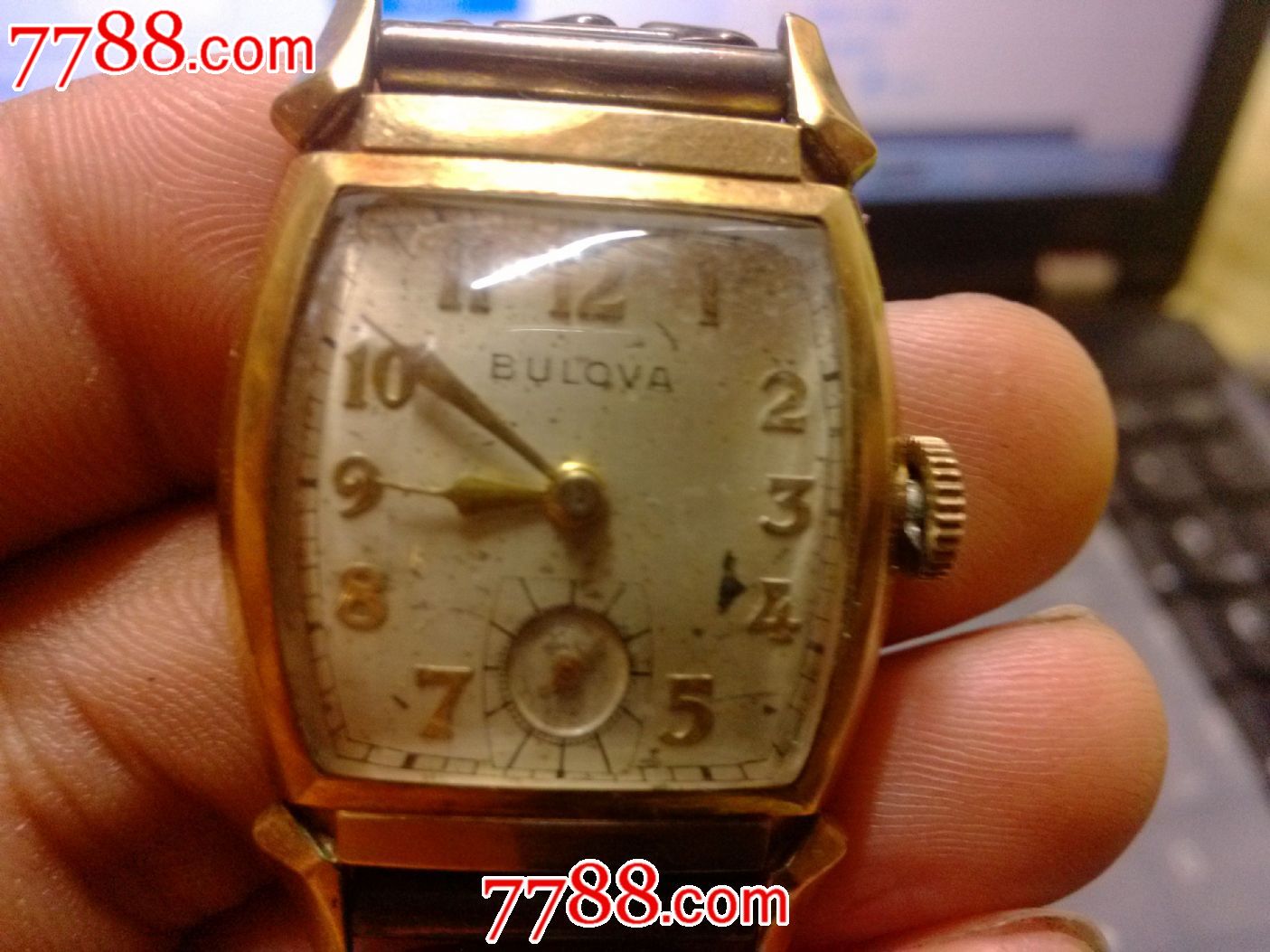 10k包金宝路华古董表