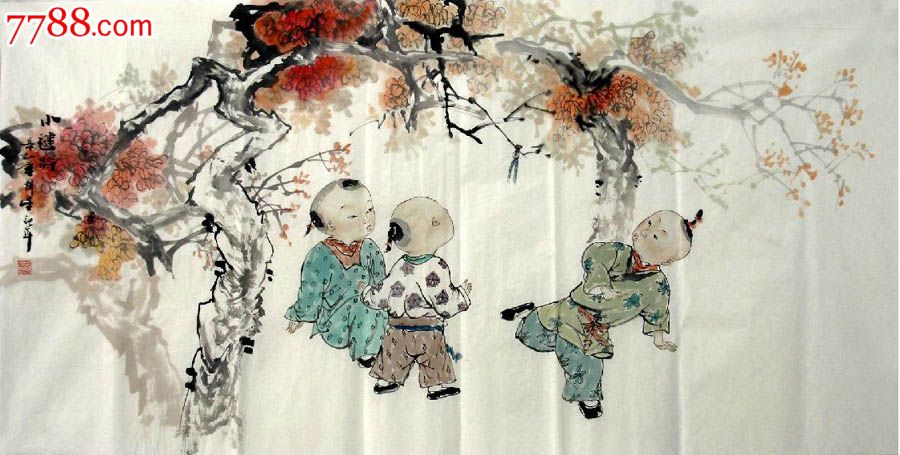 胡星·四尺童趣人物作品