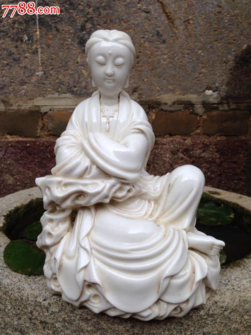 明末德化窑自在观音大士
