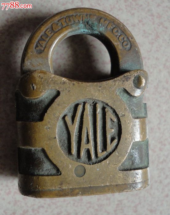 yale铜锁