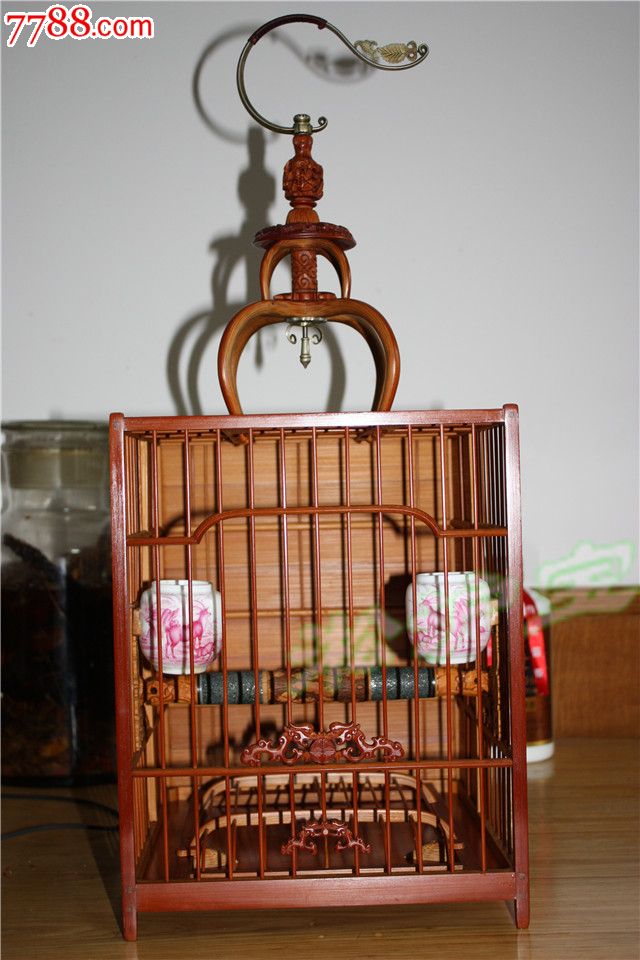 吴亚新雕龙全套鸟笼木质/木制画眉笼
