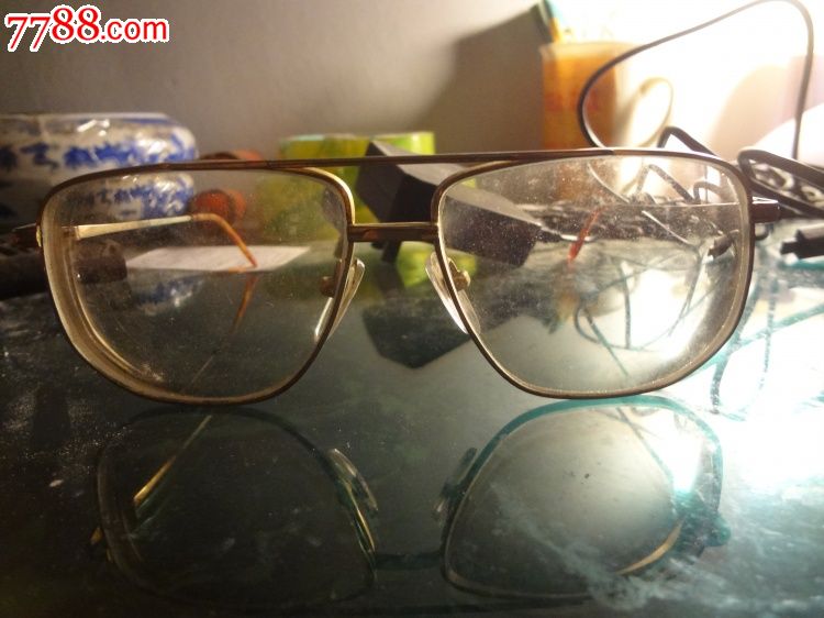 90年代金边变色400度眼镜