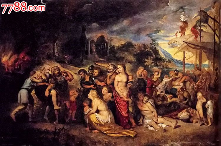 世界名画,鲁本斯油画.