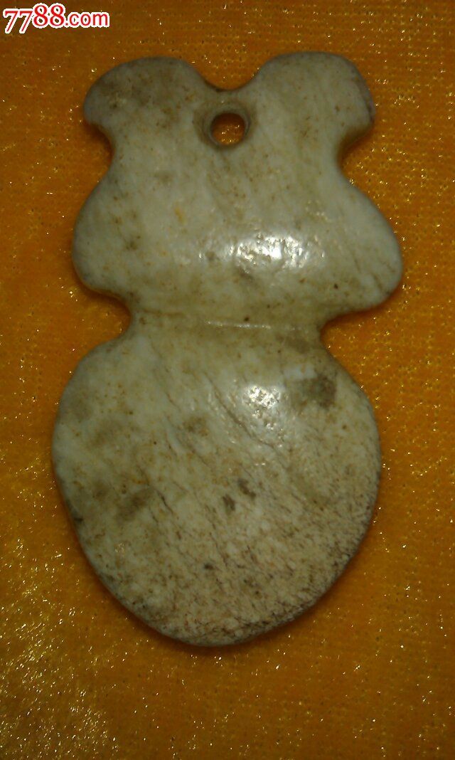 玉蜘蛛-鸡骨白玉器-红山文化玉器-高古玉器-和田玉器