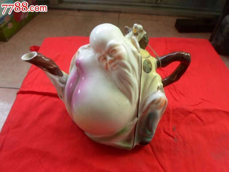 民国老寿星茶壶