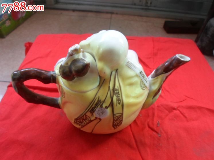 民国老寿星茶壶