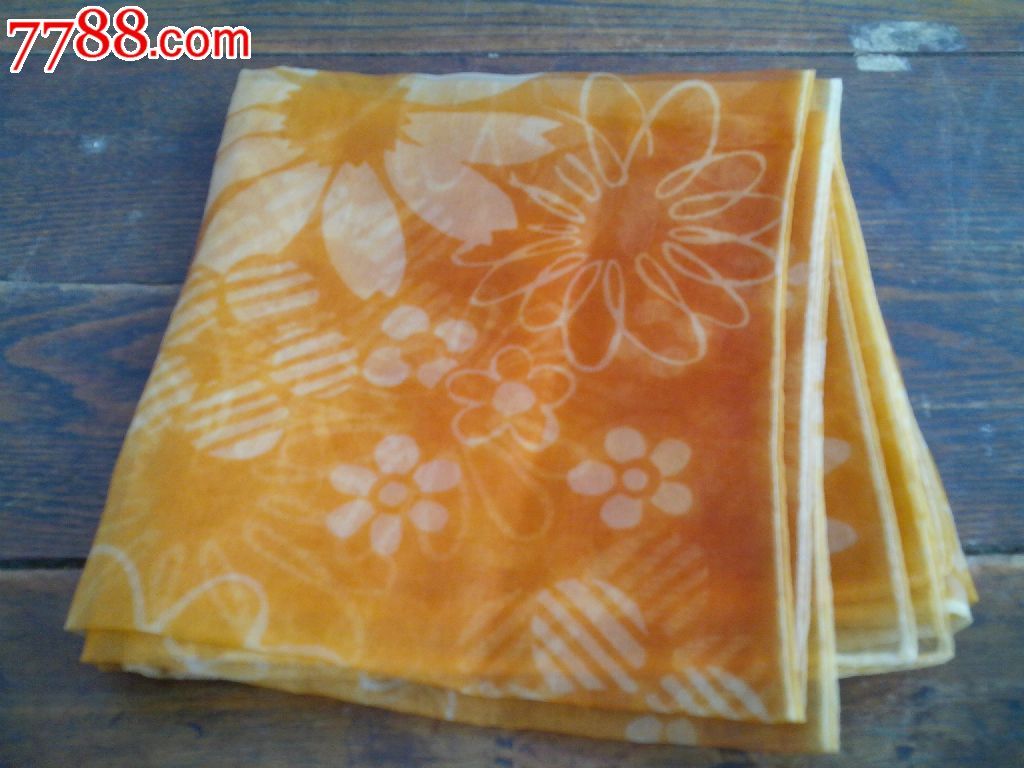 80年代尼龙老纱巾丝巾
