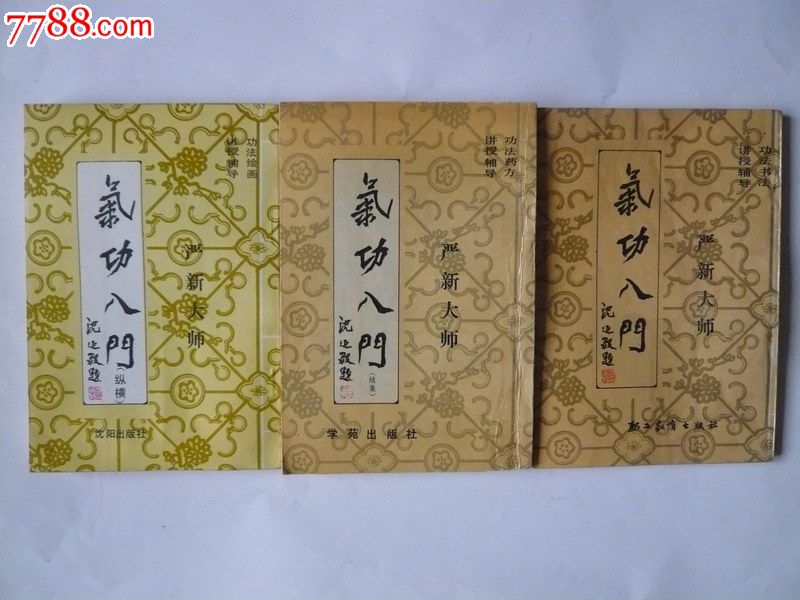 严新大师:气*入门(功法书法)(功法药方)(功法绘画)三本和售