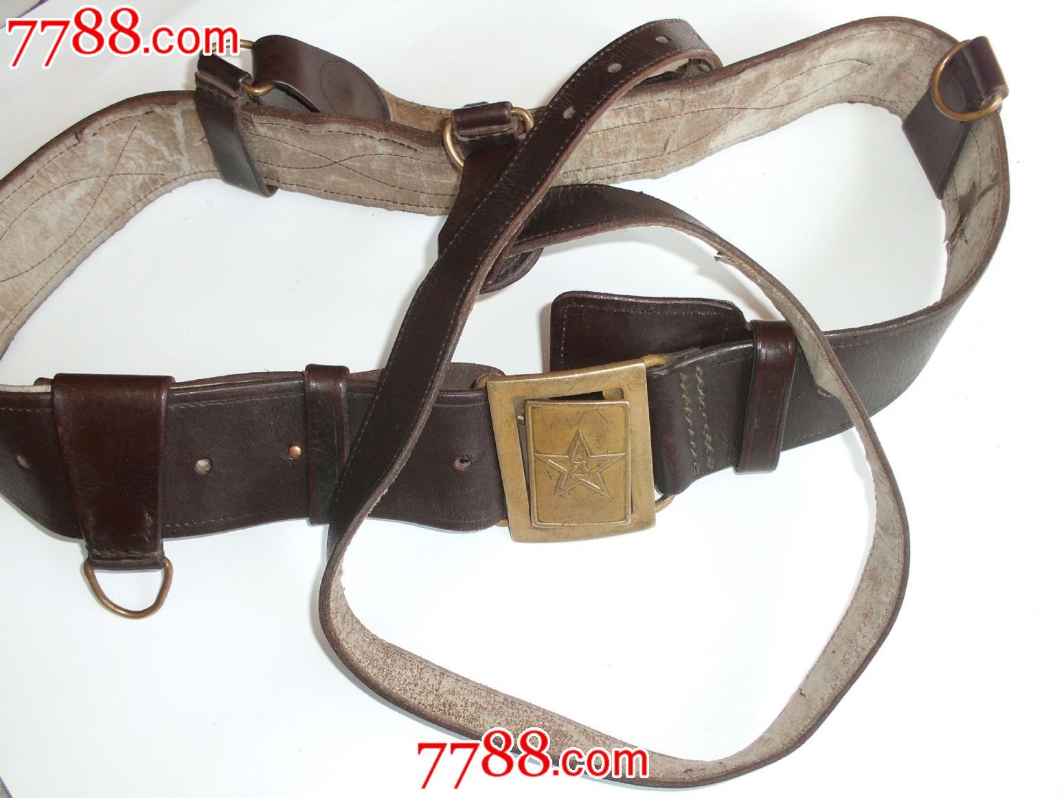 55式校尉级军官武装带