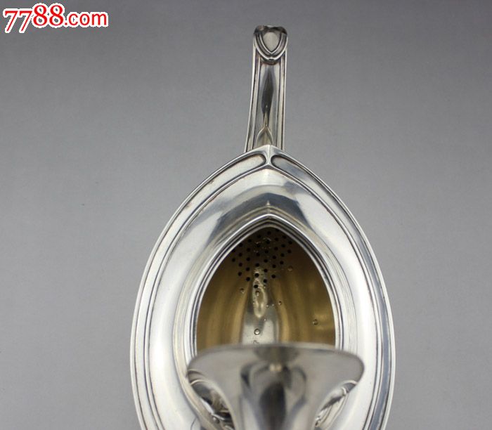 阿拉丁神灯款,613克美国歌尔旱纯银茶壶,品相好,西洋古董老银器