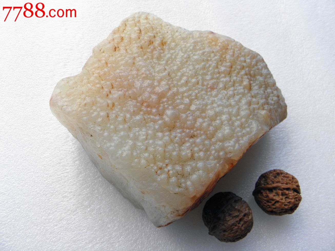 强者为王\/纯白极品珍珠蜡_黄蜡石\/蜡石_黄龙玉