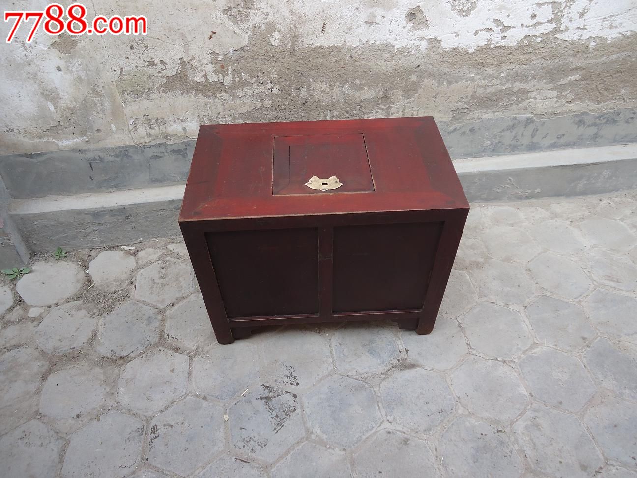 楸木钱柜.有暗格