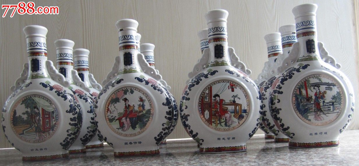 红楼梦酒瓶(十二金钗全套)