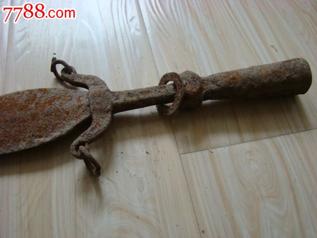 清代红缨枪头超长61厘米.