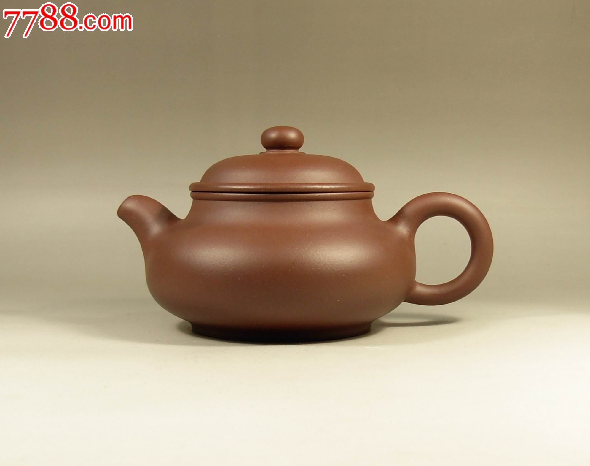 大口扁潘壶*处理品(以前的优质深井泥)_紫砂壶_鉴别图片_收藏价格