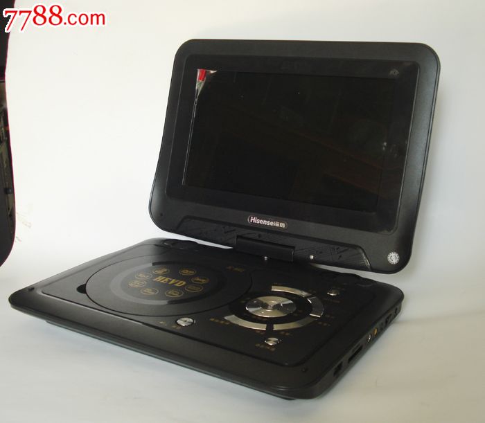 海信牌jc-9012便携式evd机带屏幕dvd/sd卡/u盘带电视功能