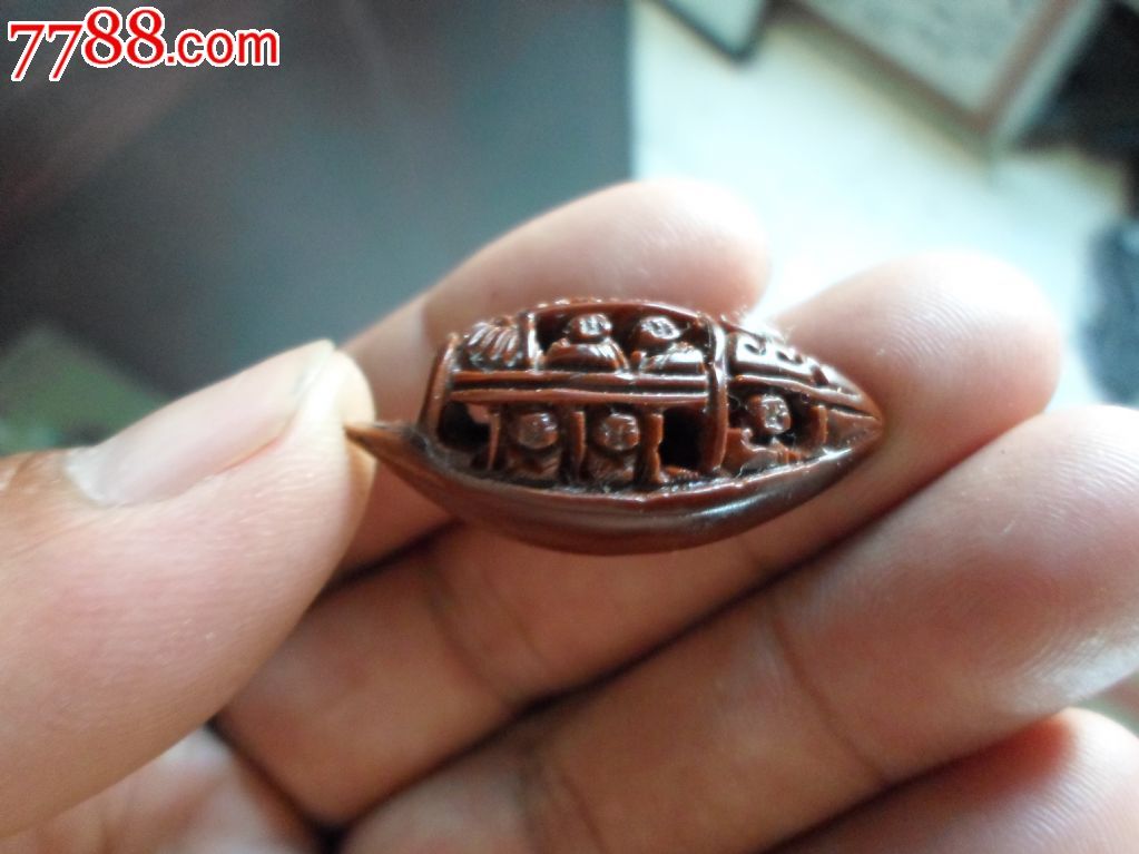 精美核雕舟,杏核/桃核雕_第3张_7788桃核雕