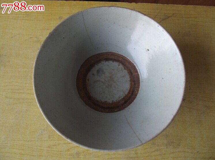 明早期超级超级超级大的青花大碗一个直径25厘米