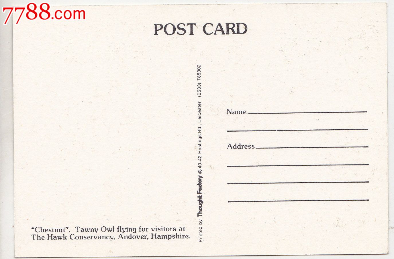 外国原版明信片