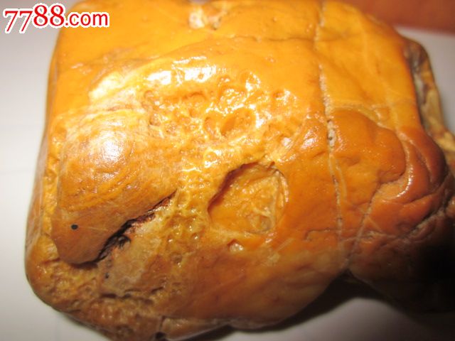 黄蜡石黄龙玉水原料,…《小金印纹》…_价格18.