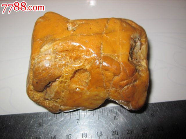 黄蜡石黄龙玉水原料,…《小金印纹》…_价格18.