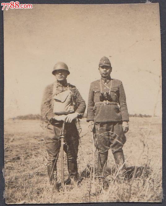 拿刺*和望远镜的鬼子-se24341166-老照片-零售-7788收藏__中国收藏