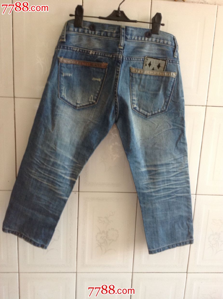 漂亮八分牛仔裤(女)