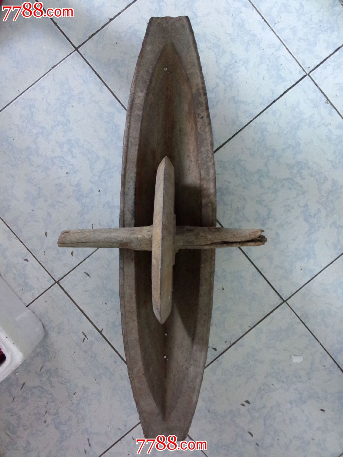 清末民国时期大号全品老药碾子