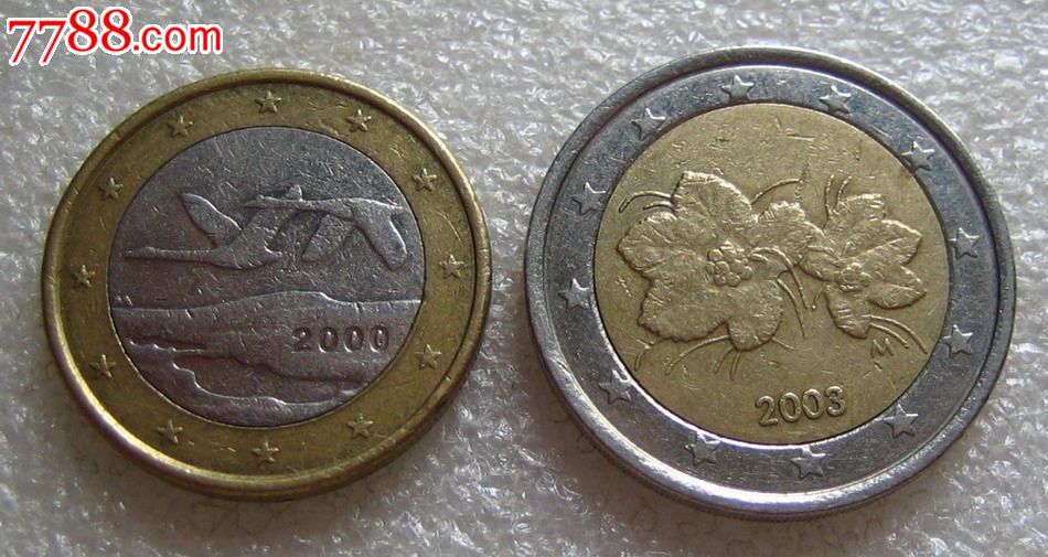 芬兰欧元硬币图片