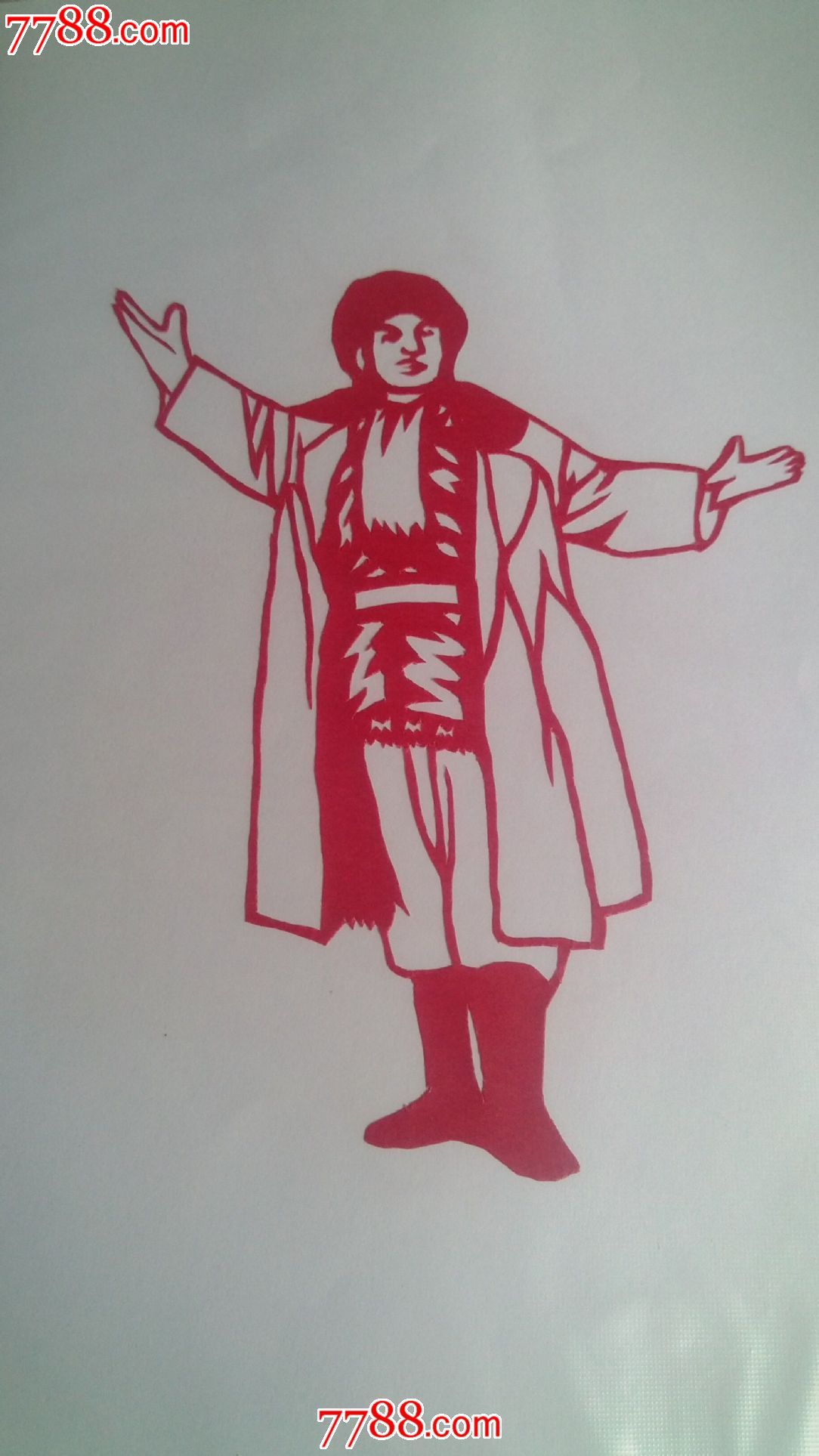 样板戏【智取威虎山】人物剪纸