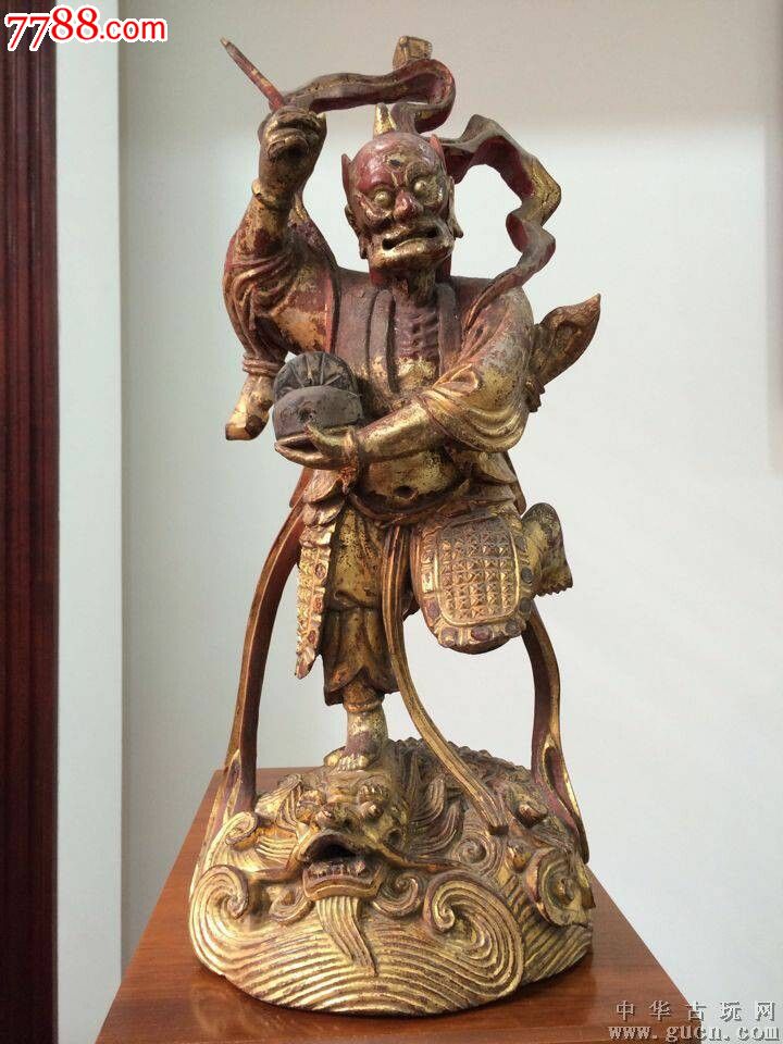 清早期潮汕金漆木雕——魁星踢斗