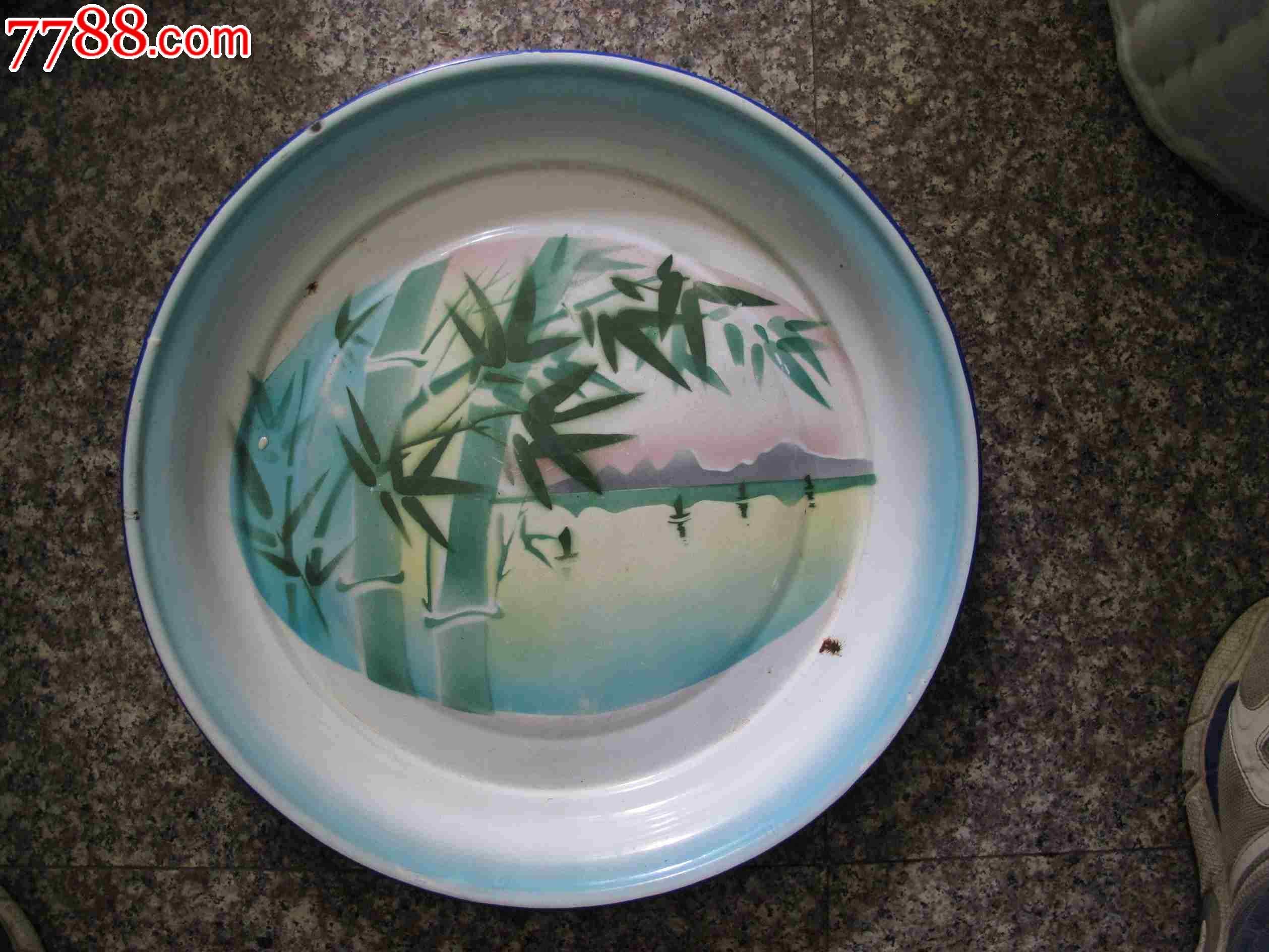 老搪瓷盘