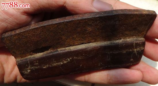 木把手的老式火镰取火工具