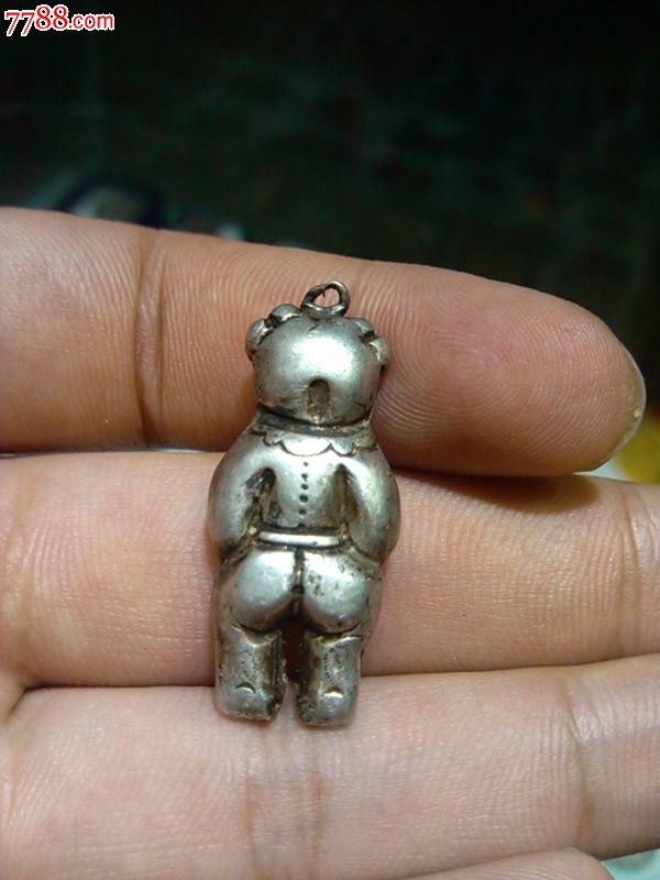 小银人银娃娃招财童子重量7克