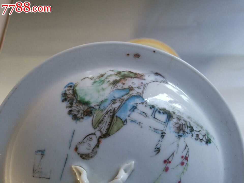 名家程和顺桃花美女粥罐