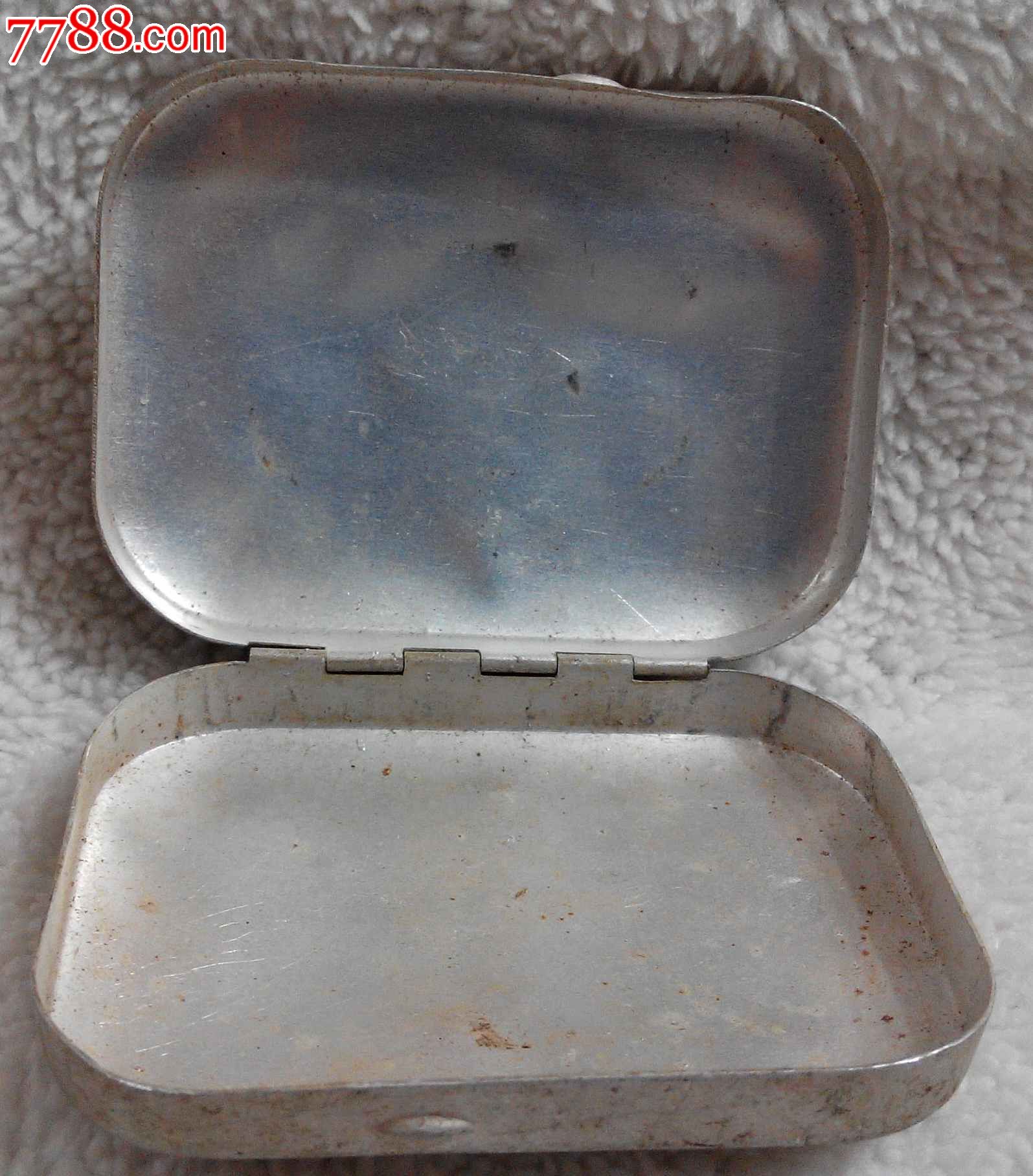 早期医用老铝盒【上有烟医字样】(hh:124.1)