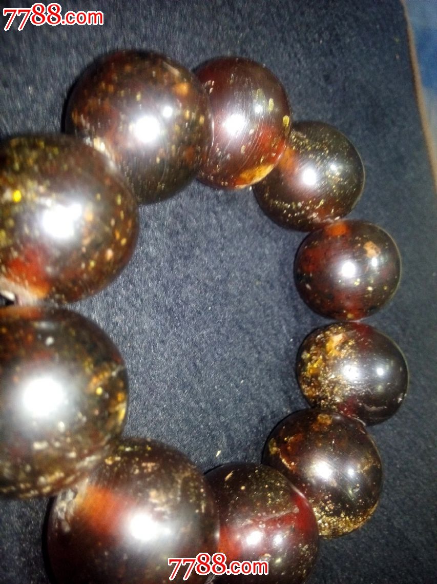 老的抚顺琥珀手串