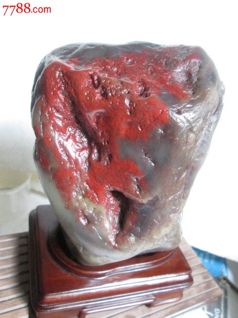 天然鸡血石原石摆件_其他奇石/岩石_第1张_7788奇石收藏