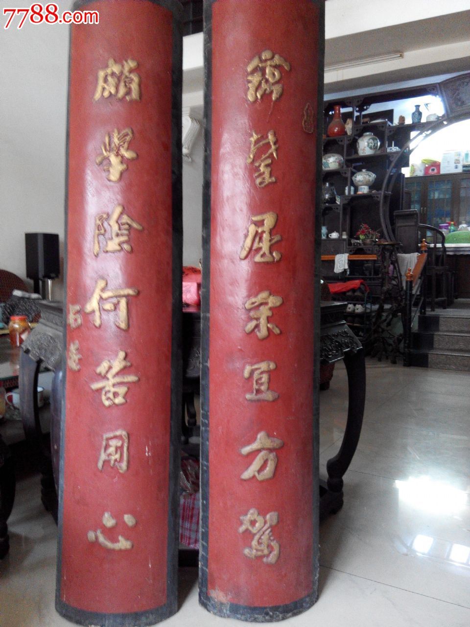 木雕木匾木对联(石庵)-se25324677-木牌匾/对联-零售-7788收藏