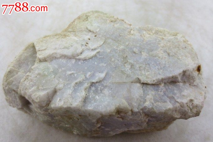 翡翠原石木那白岩沙冰糯种佛未镶嵌冰种手镯特价拍卖藏