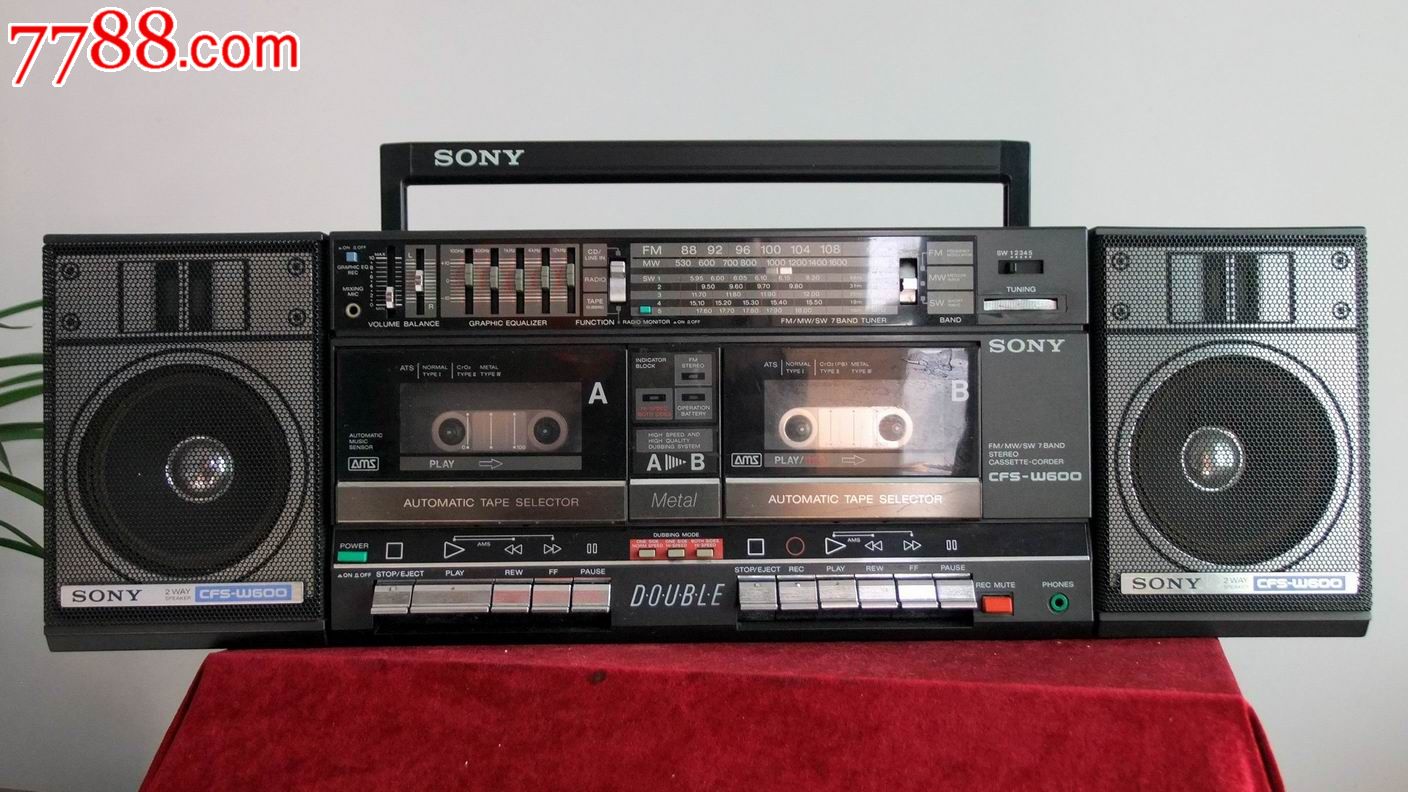 sony索尼cfs-w600收录机