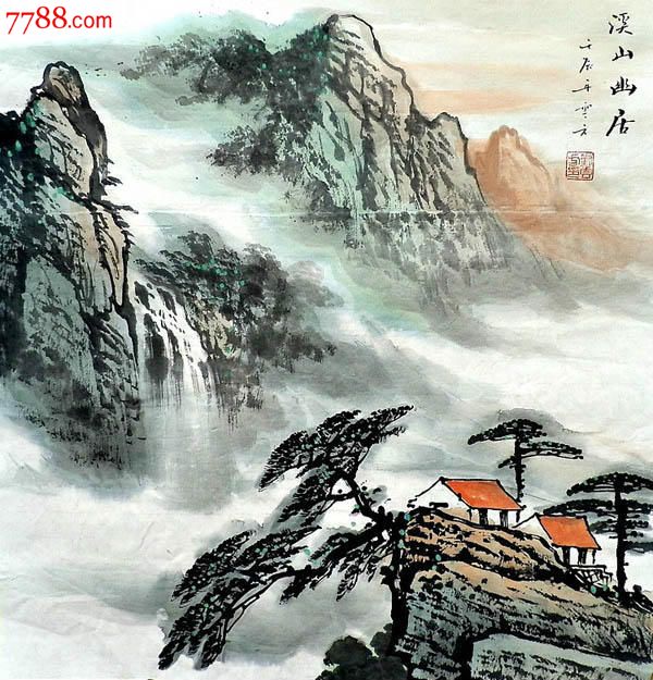 首页 零售 山水国画原作 >> 刘云方·三尺斗方山水统一编号: se2