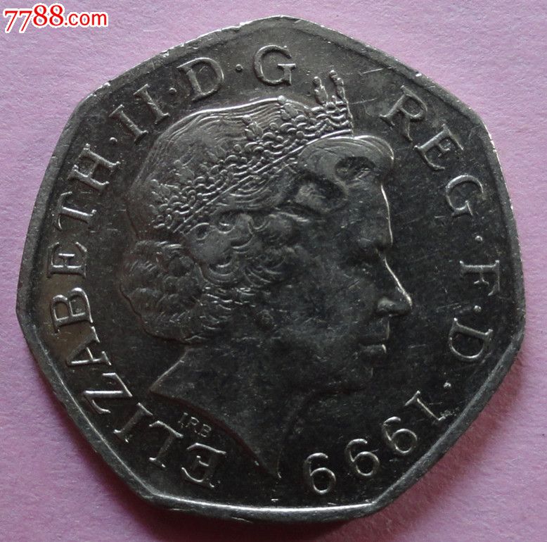 英国1999年50便士