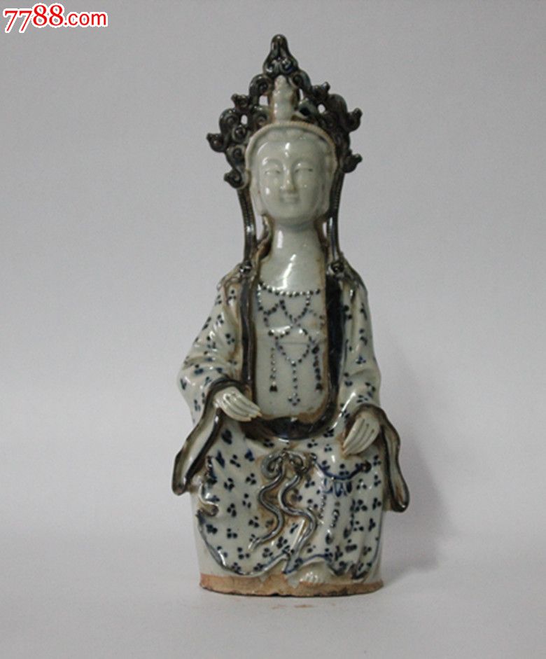 青花佛像01-青花瓷--se17897742-零售-7788收藏__收藏热线